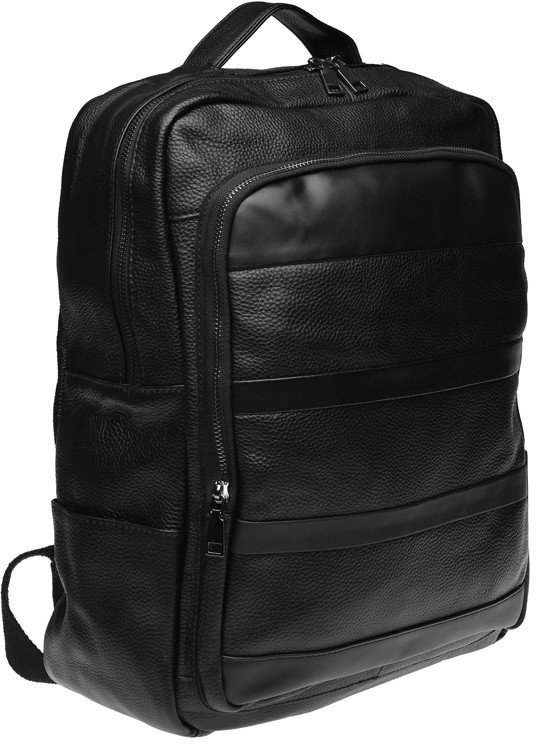 Акція на Keizer Leather Backpack Black (K1552-black) for MacBook 15" від Stylus