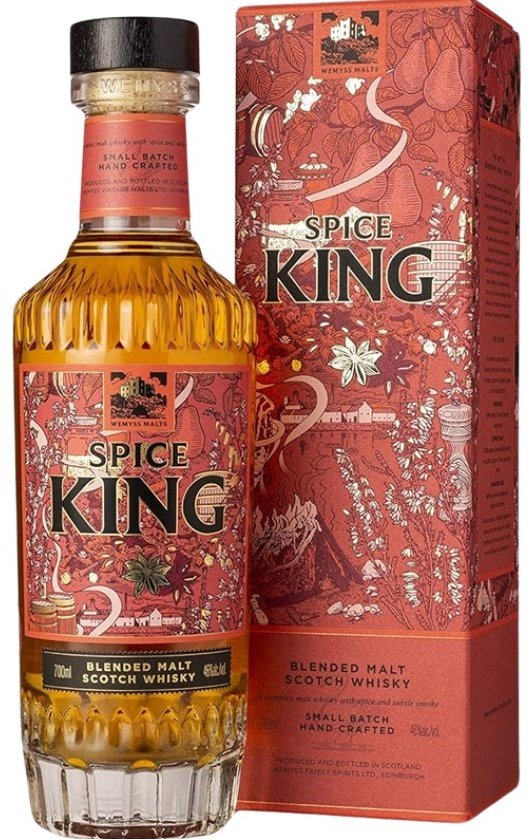 Акція на Виски Wemyss Malts Spice King Blended Malt Scotch Whisky 46.0 % 0.7 (WHS040232144950) від Stylus