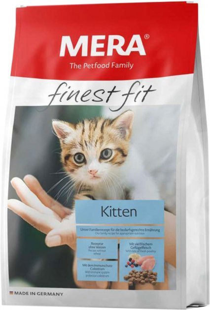 Акція на Корм для кошенят Mera Finest Fit Kitten зі свіжим птахом та лісовими ягодами 4 кг (33634) від Y.UA