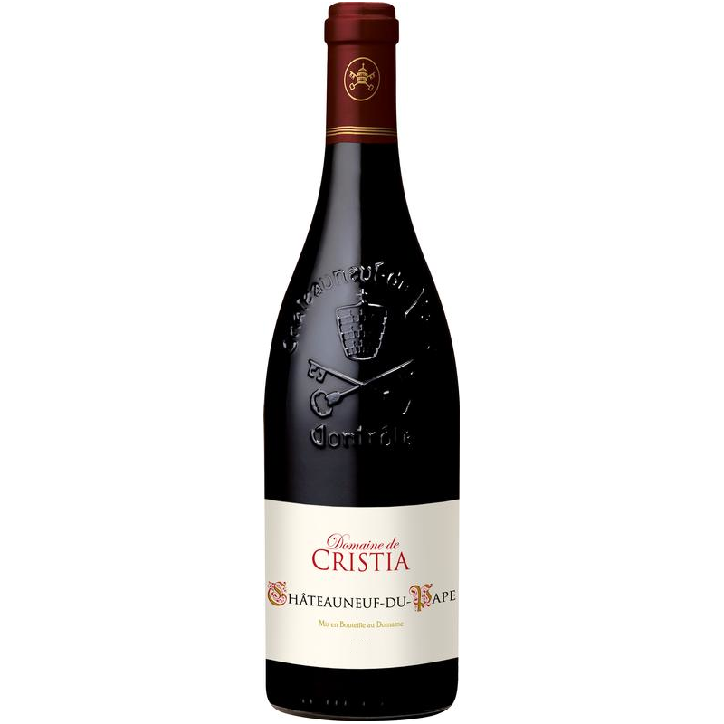 Акція на Вино Domaine de Cristia Chateauneuf du Pape Rouge Kosher, 2017 (0,75 л) (BW39009) від Stylus