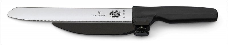 Акція на Кухонный нож Victorinox Dux с черной ручкой 21см (5.1733.21) від Stylus
