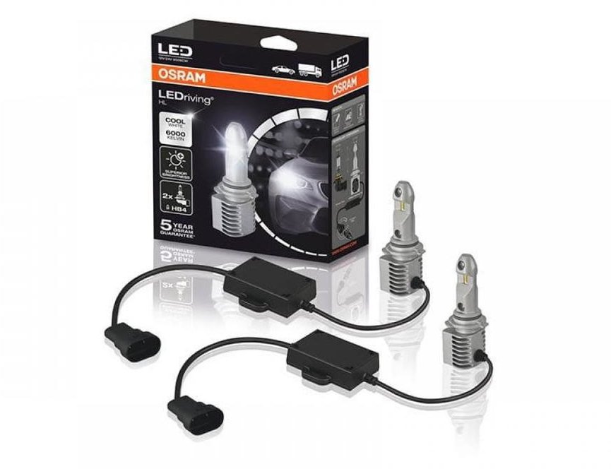Акція на Лампи світлодіодні Osram 9506CW LEDriving HB4 14W 12-24V P22D 6000K від Y.UA