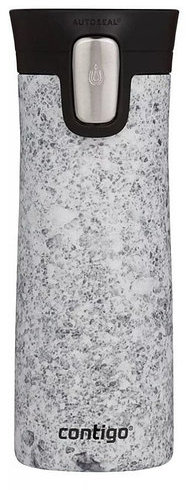 Акция на Термокружка Contigo Stainless Steel Coffee Couture 420 мл Speckled Slate (2103524) от Stylus