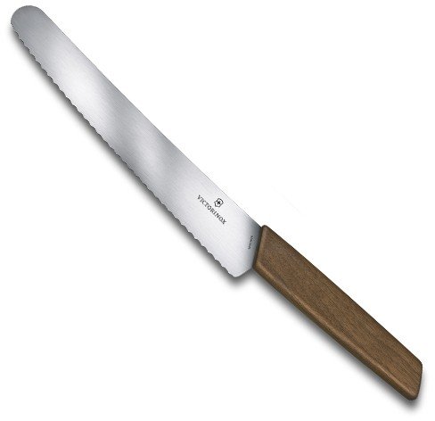Акція на Кухонный нож Victorinox Swiss Modern Bread&Pastry 22 см Brown (69070.22WG) від Stylus