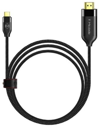 Акція на Mcdodo Cable USB-C to Hdmi 4K 1.8m Black (CA-5880) від Stylus
