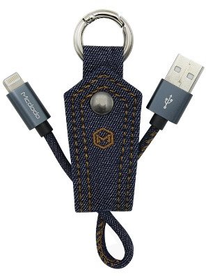 Акція на Mcdodo Usb Cable to Lightning Premium with Keychain 15cm Blue (CA-0740) від Stylus
