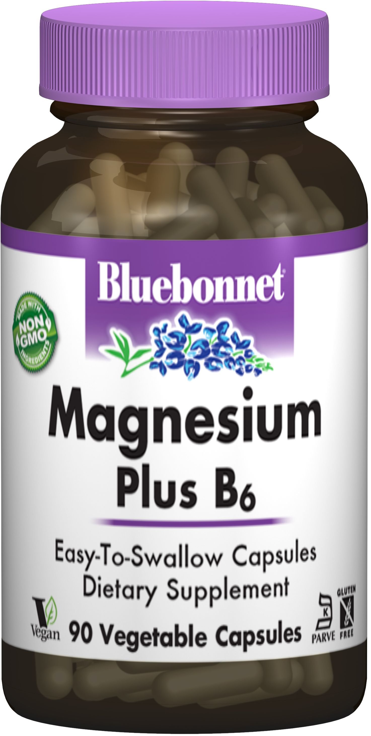Акція на Bluebonnet Nutrition Magnesium + Vitamin В6, 90 Vegetable Capsules (BLB0735) від Stylus