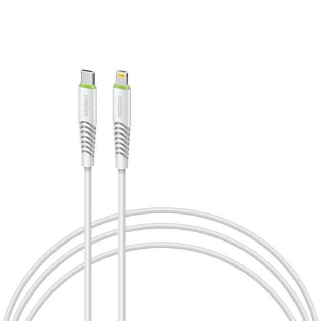 Акція на Intaleo Cable USB-C to Lightning 18W 1.2m White (CBFLEXTL1) від Y.UA