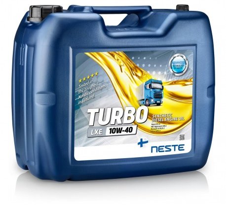 Акція на Масло моторное Neste Turbo Lxe 10W40 Api CI-4/SL синтетическое 20л/17кг від Stylus