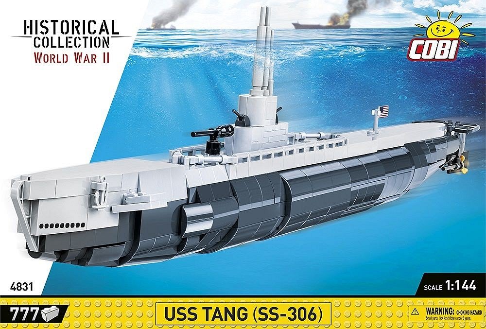 Акція на Конструктор Cobi Підводний човен Танг SS-306, 777 деталей від Y.UA