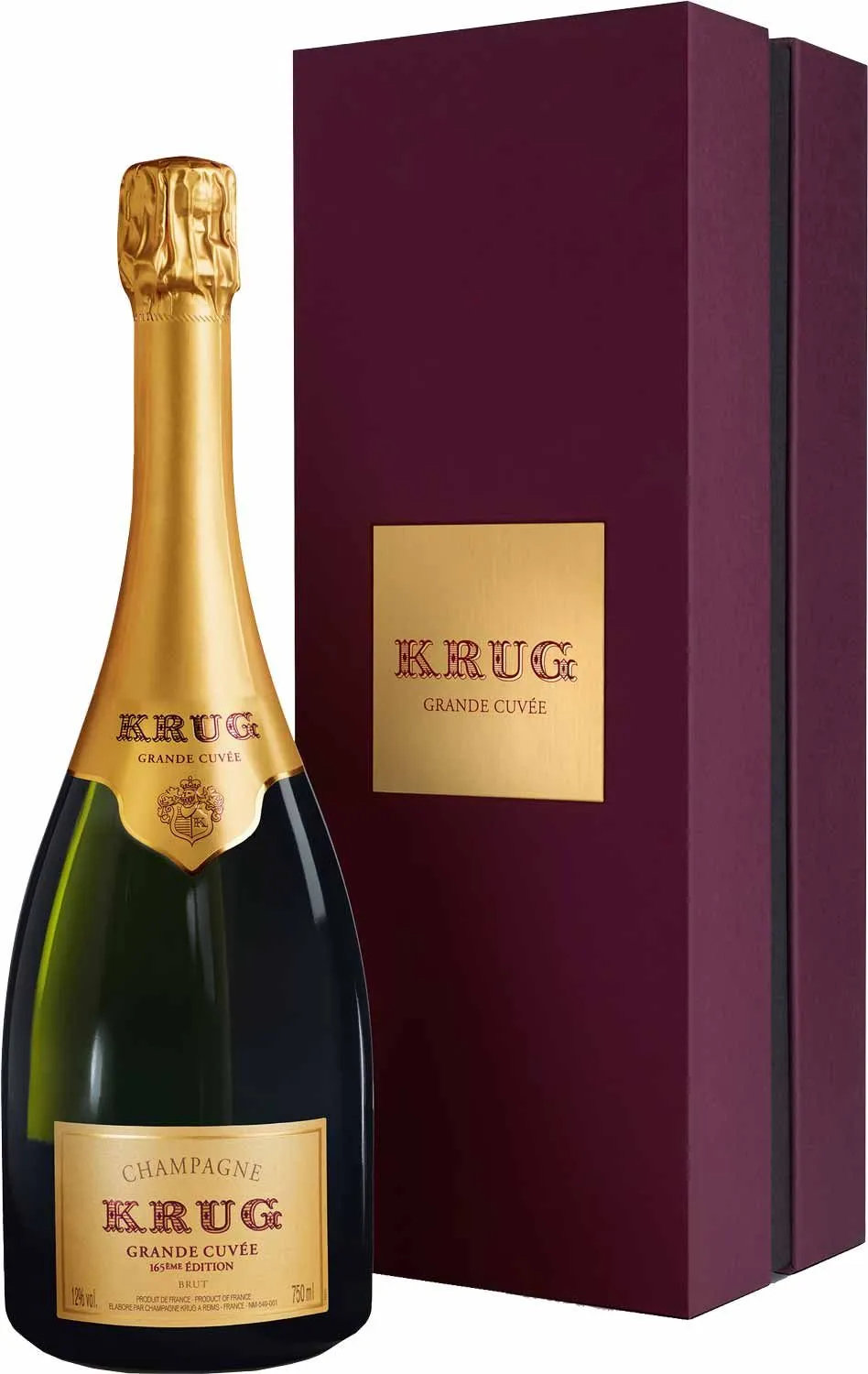 Акція на Шампанское Krug Grand Cuvee, белое брют, 0.75л 12%, в подарочной упаковке (BDA1SH-SKG075-023) від Stylus