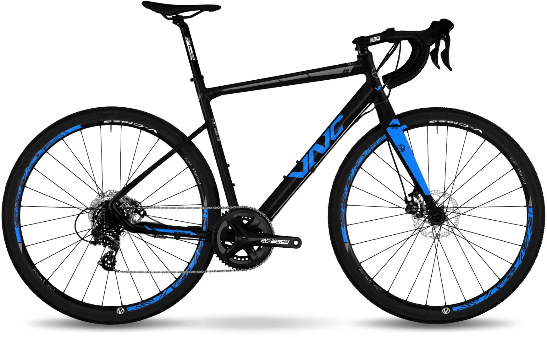 Акція на Велосипед Vnc 2023' 28" PrimeRacer A9 V51A9-2853-BB 21"/53см (1957) black (shiny)/blue (shiny) від Stylus