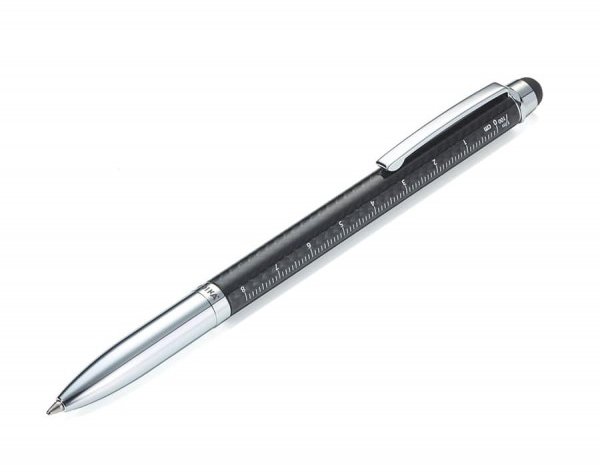 Акція на Шариковая ручка Troika с линейкой и стилусом (PIP40/CB) від Stylus