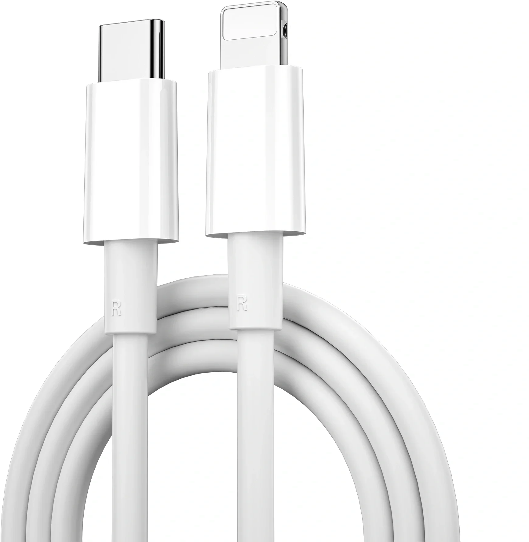 Акція на Wiwu Cable USB-C to Lightning Classic 30W 1.2m White (WI-C008) від Y.UA