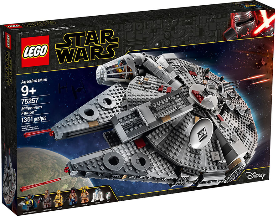 Акция на Lego Star Wars Сокіл Тисячоліття (75257) от Y.UA