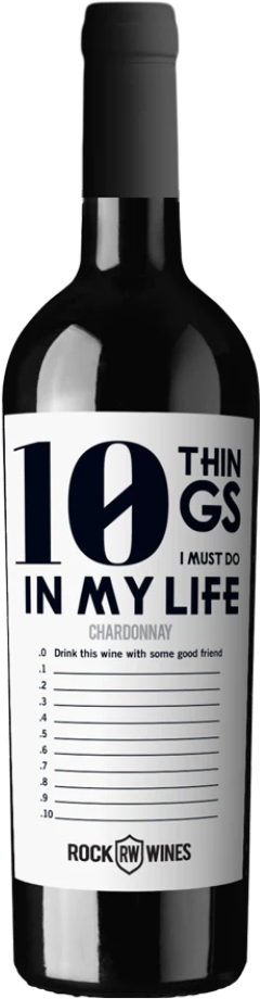 Акція на Вино Rockwines 10 Things I Must Do In My Life Igt Chardonnay белое сухое 0.75 (VTS2536210) від Stylus