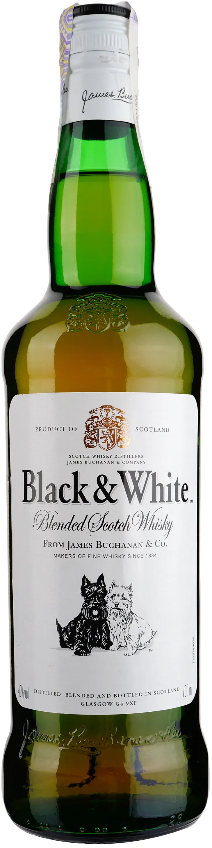 Акція на Виски Black&White, 0.7л 40% (BDA1WS-WBW070-001) від Stylus