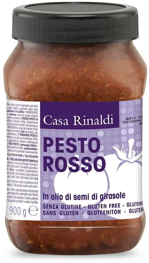 Акція на Крем-паста песто Casa Rinaldi из вяленых томатов в подсолнечном масле 900 г (8006165412728) від Stylus