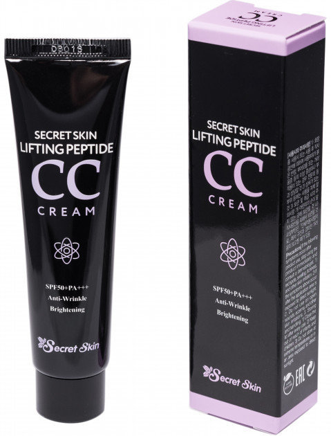 Secret Skin Lifting Peptide Cc Cream SPF50+ PA+++ Пептидный СС крем с лифтинг-эффектом 30 ml
Secret Skin Lifting Peptide Cc Cream SPF50+ PA+++ Пептидный СС крем с лифтинг-эффектом 30 ml