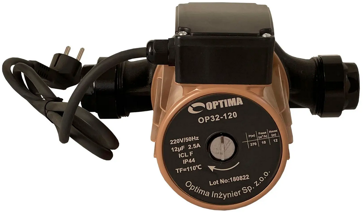 Акция на Насос циркуляционный Optima OP32-120 220мм + гайки, + кабель с вилкой от Stylus