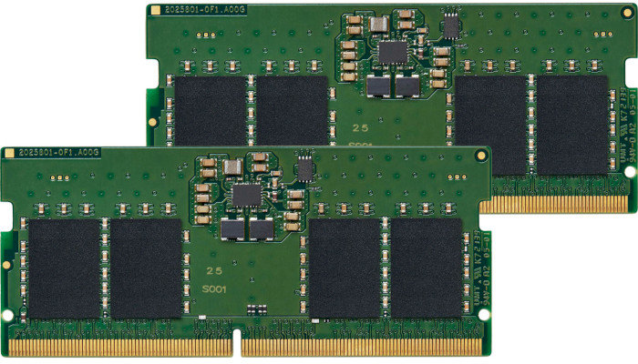 Акція на Kingston 32 Gb (2x16GB) SO-DIMM DDR5 4800 MHz (KVR48S40BS8K2-32) від Stylus