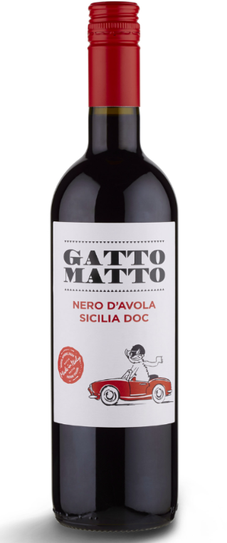Акція на Вино Gatto Matto Nero d'Avola Sicilia красное сухое 12.5 % 0.75 л (VTS2903760) від Stylus