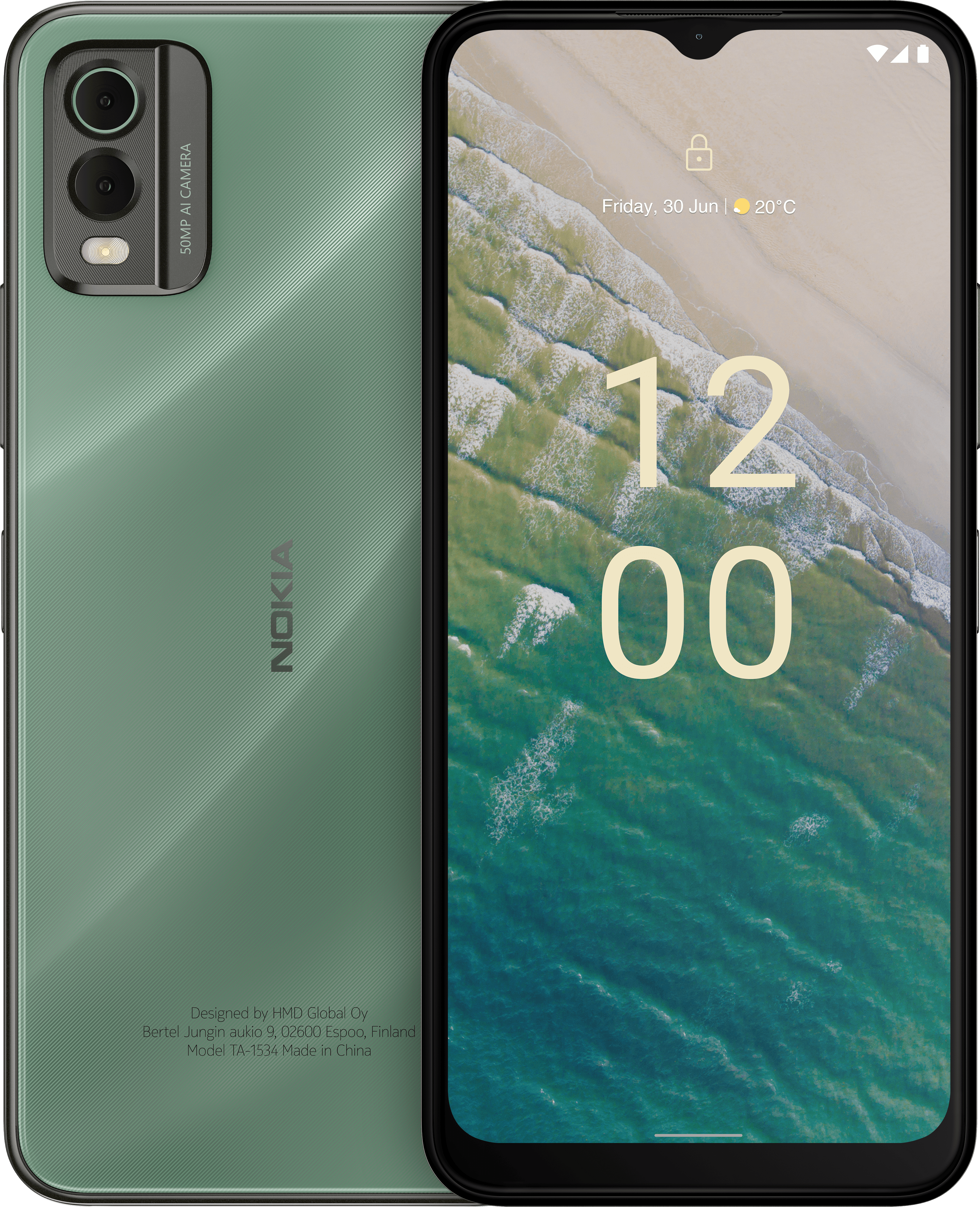 Акція на Nokia C32 4/64Gb Autumn Green (UA UCRF) від Stylus