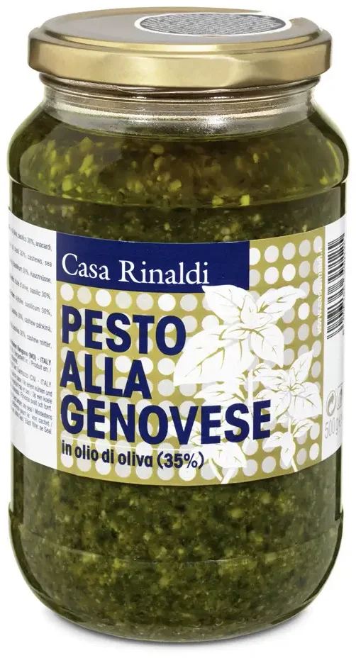 Акція на Крем-паста песто Casa Rinaldi Генуя в оливковом масле 500 г (8006165390125) від Stylus