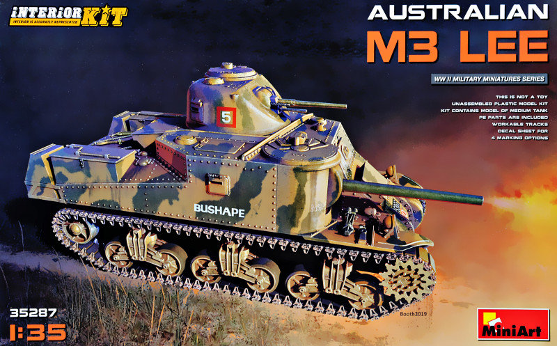 Акция на Австралійський Miniart M3 LEE. (з інтер'єром) от Y.UA