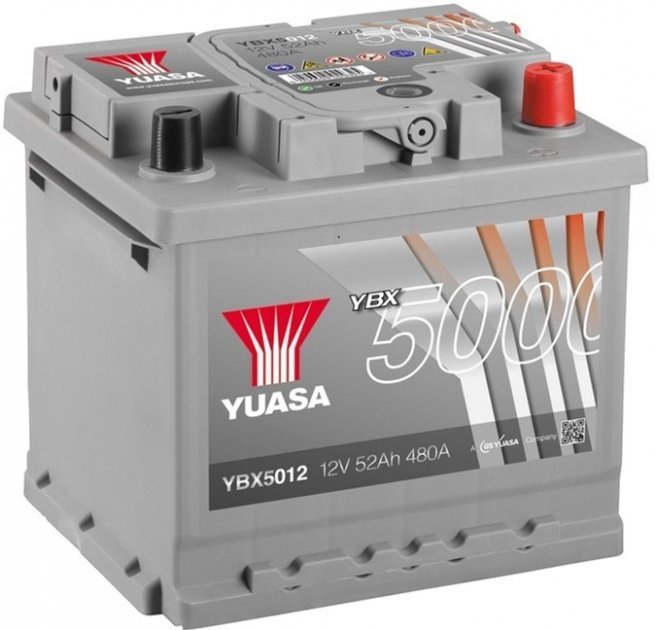 Акція на Автомобильный аккумулятор Yuasa 6СТ-52 АзЕ Silver High Perfomance (YBX5012) від Stylus