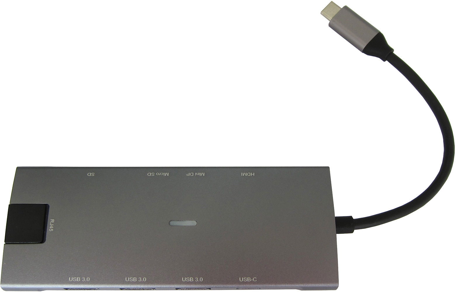 Акція на Dynamode USB-C to Hdmi 4K+Mini DisplayPort+ 3хUSB3.0+RJ45+USB-C Female+SD Grey від Stylus