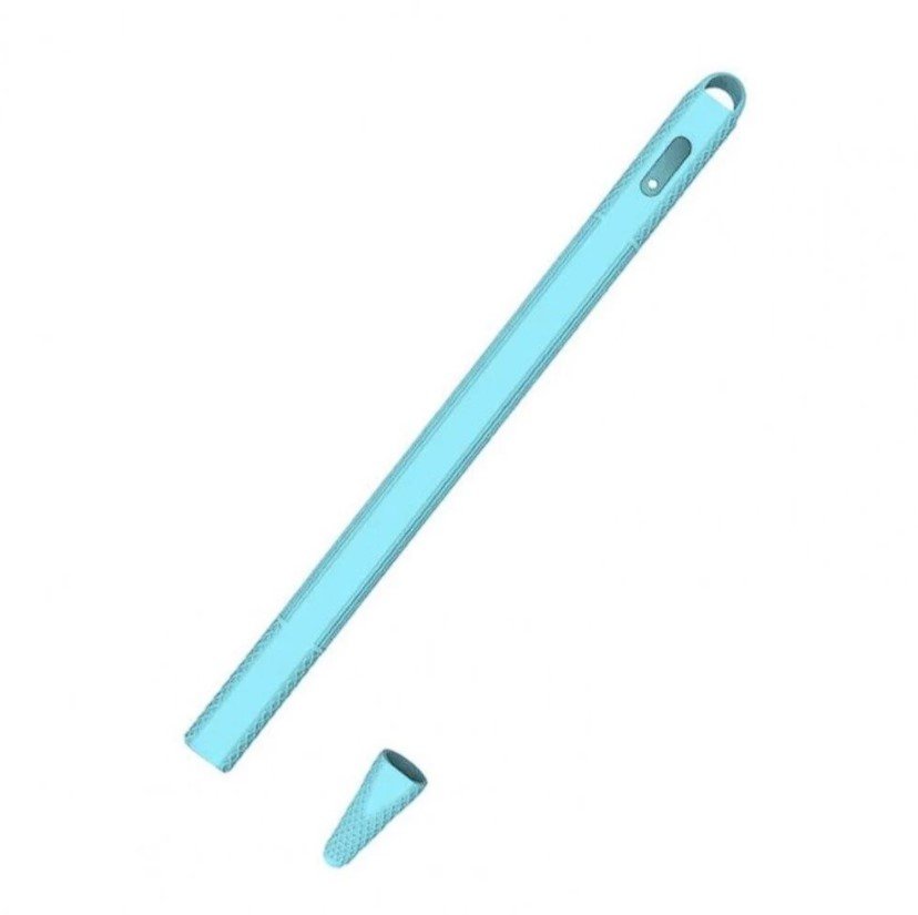 Акція на Чохол для стілуса COTEetCI Solid Silicone Cover для Apple Pencil 2 Blue (CS7082(2-D)-QB) від Y.UA