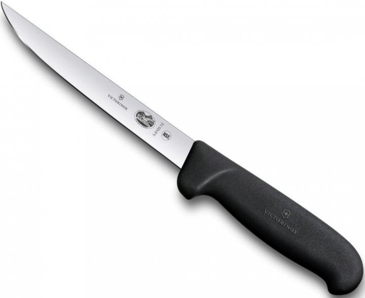 Акція на Нож Victorinox Fibrox Boning Flexible обвалочный 12 см (5.6103.12) від Stylus