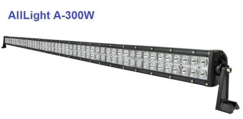 Акція на Світлодіодна фара комбінованого світла AllLight A-300W 100 chip Cree від Y.UA