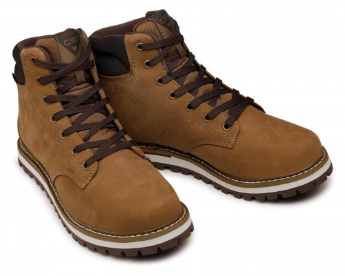 Акция на Ботинки Cmp Dorado Lifestyle Shoe Wp (39Q4937-P865) 44 (45) светло-коричневые натуральный нубук зима от Stylus