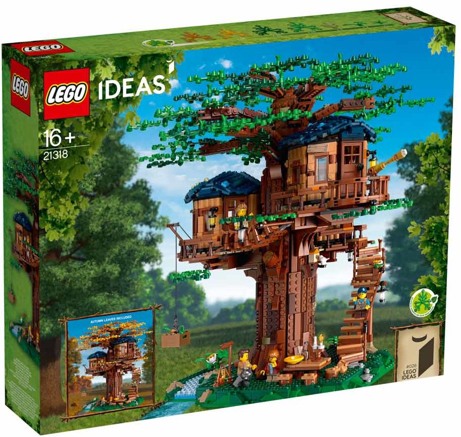 Акція на Конструктор Lego Ideas Дом на дереве 3036 деталей (21318) від Stylus