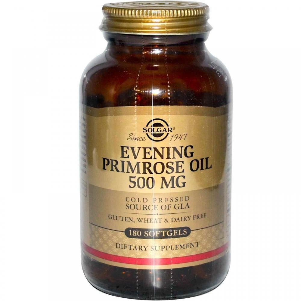 Акція на Solgar Evening Primrose Oil 500 mg 180 caps Масло примулы вечерней від Stylus