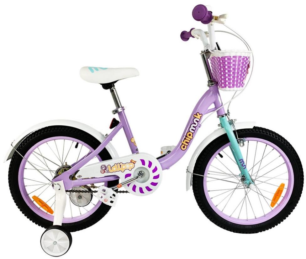 Акція на Велосипед детский RoyalBaby Chipmunk Mm Girls 16", Official UA, фиолетовый від Stylus