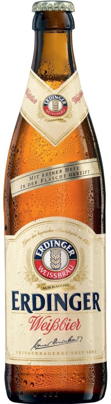Акція на Упаковка пива Erdinger Weissbier, світле фільтроване, 5% 0.5л х 12 пляшок (EUR4002103248248) від Y.UA