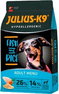 Акція на Сухой корм для собак Julius-K9 High Premium Adult Hypoallergenic Рыба-рис 3 кг (5998274312729) від Stylus