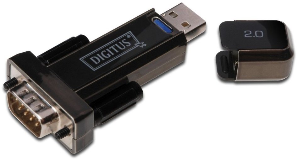 Акція на Digitus Adapter Usb to RS-232 Black (DA-70156) від Y.UA