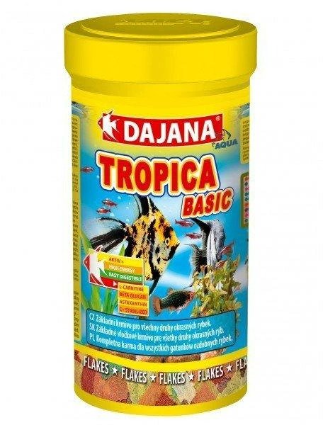 Акція на Корм для аквариумных рыб Dajana Tropica Basic в хлопьях 1000 мл/200 г (DP000D (5079)) від Stylus