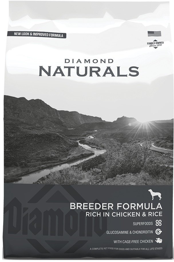 Акція на Сухий корм для собак Diamond Naturals Breeder Formula Chicken & Rice 20 кг (dn10090-HT56) від Y.UA