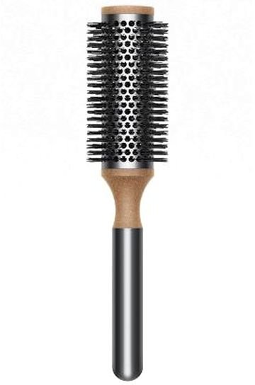 Акція на Циліндричний гребінець-брашинг Dyson Vented Barrel brush 35 mm Nickel/Black (971053-01) від Y.UA