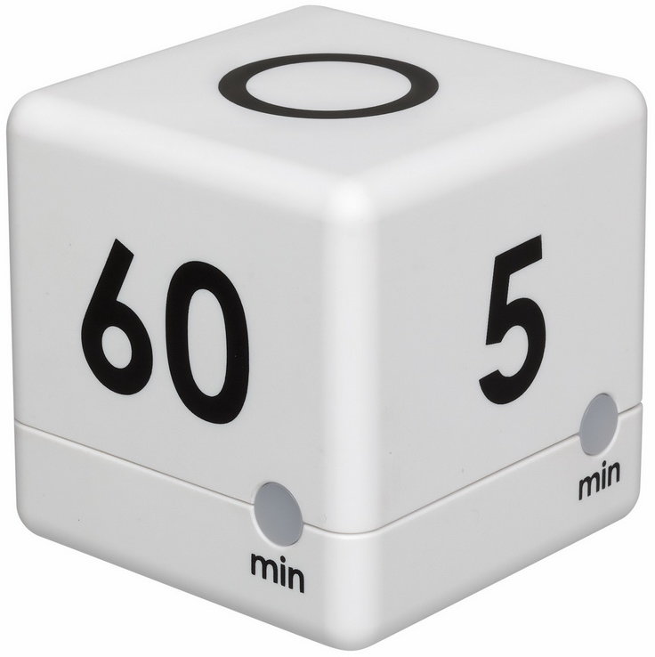 Акція на Таймер-куб цифровой Tfa "CUBE-TIMER", белый, 5–15–30–60 минут (38203202) від Stylus