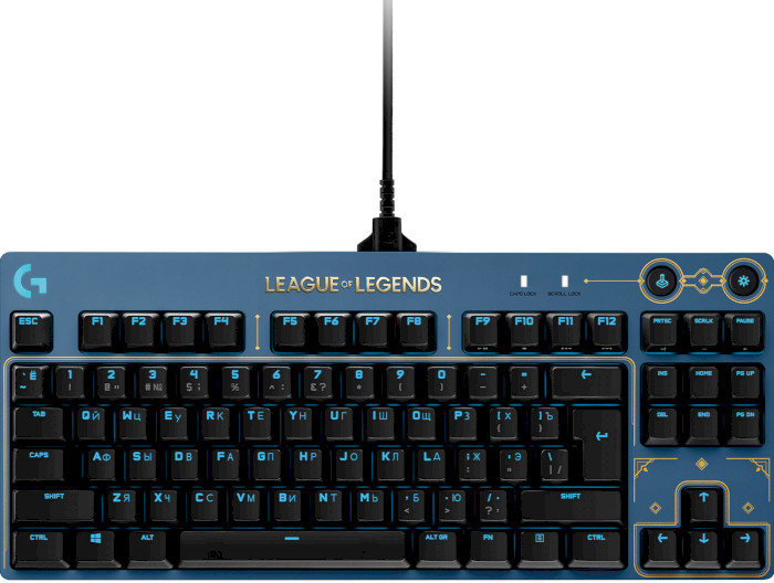 Акція на Logitech G Pro Mechanical Keyboard League of Legends Edition (920-010537) від Stylus