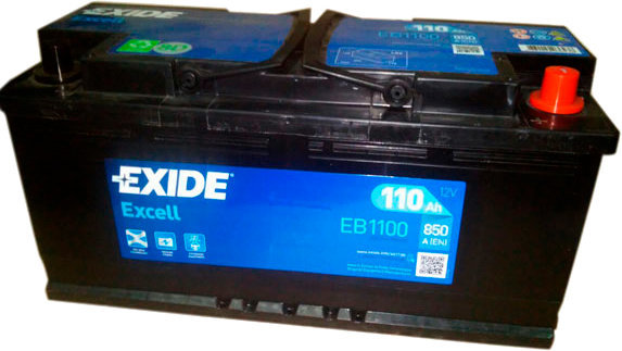 Акція на Exide Excell 6СТ-110 Евро (EB1100) від Stylus