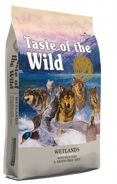 Акція на Сухий корм для собак Taste of the Wild Wetlands Canine Formula зі смаком качки перепілки 2 кг (2596-HT18) від Y.UA
