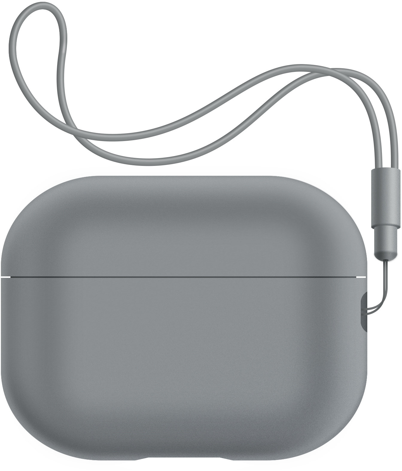 Акція на Чохол ArmorStandart Silicone Case with straps Gray (ARM68610) для Apple Airpods Pro 2 від Y.UA