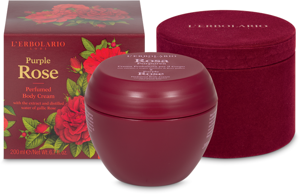 Акция на L'Erbolario Perfumed Body Cream Purple Rose Ароматизированный крем для тела Пурпурная Роза 200 ml от Stylus
